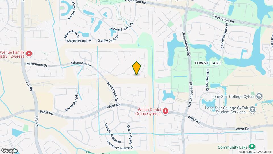 19911 Whistle Creek Ln Map and Location Details