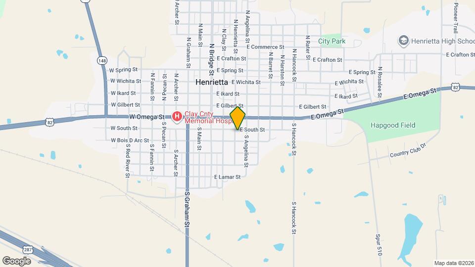 306 S Henrietta St Map and Location Details