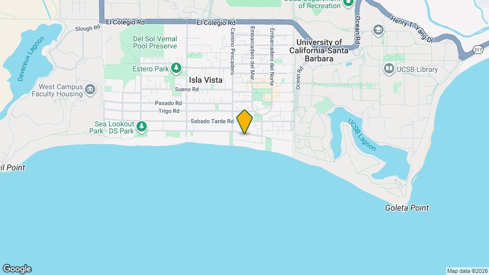 6577 Del Playa Dr Map and Location Details