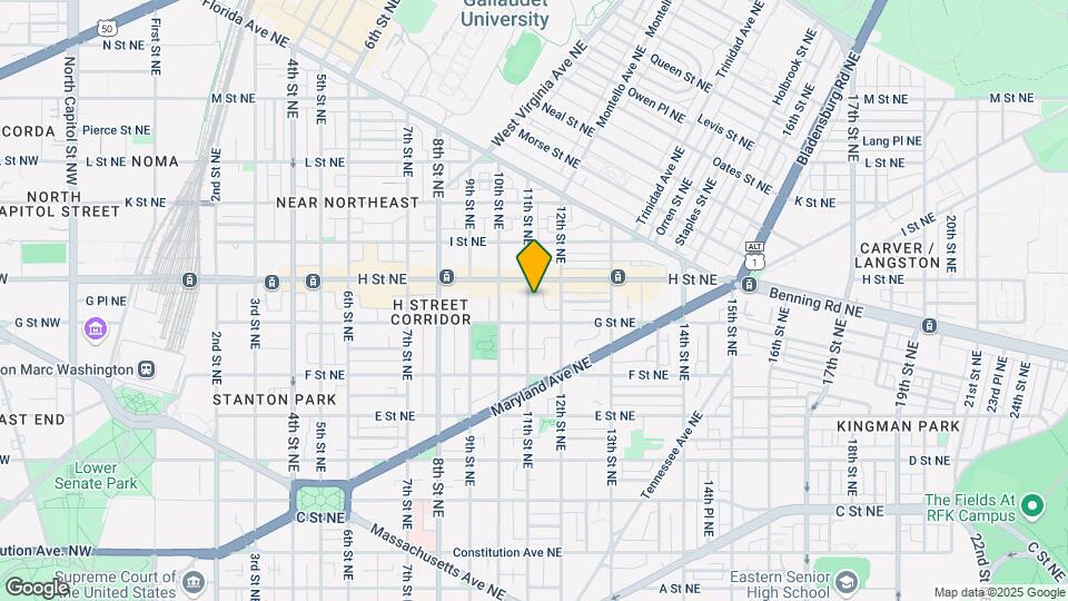 725 11th St NE Map and Location Details