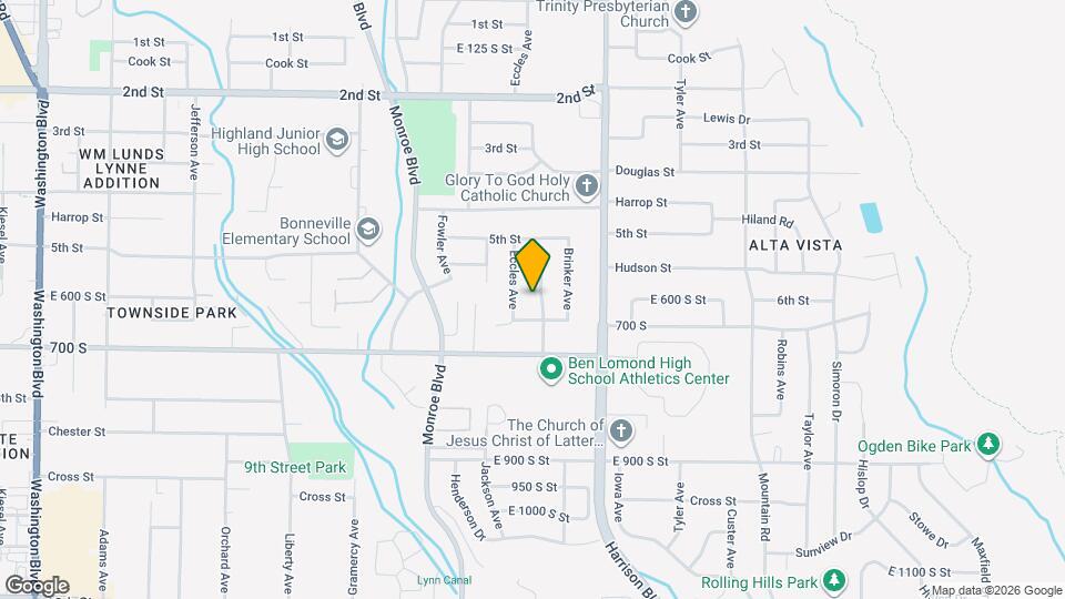 605 Van Buren Ave Map and Location Details