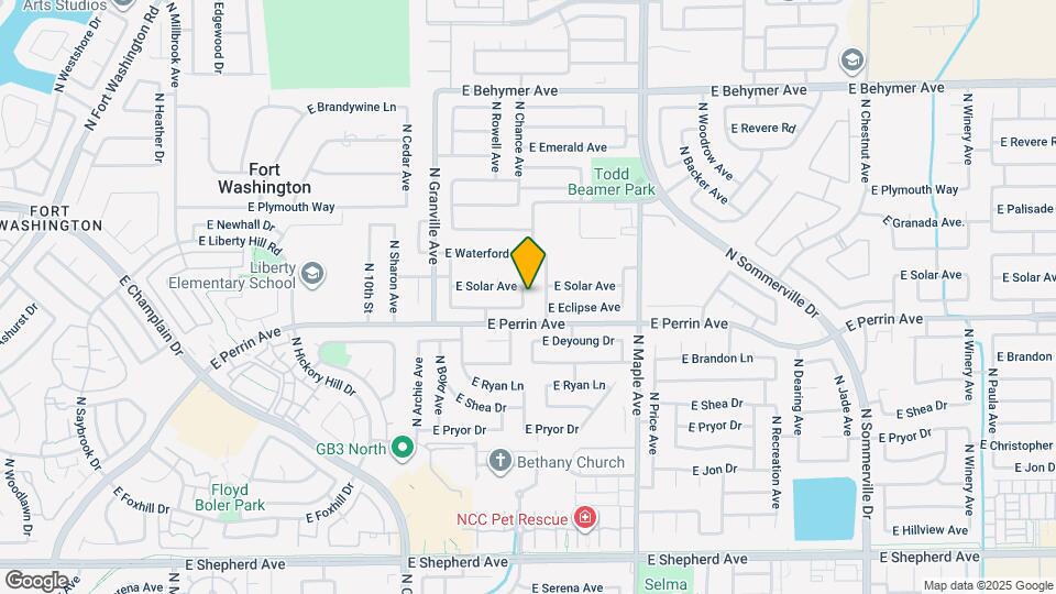 9538 N Barton Ave Map and Location Details