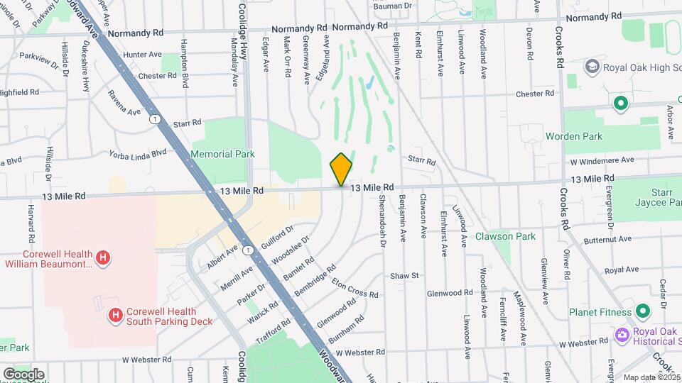 2809 W 13 Mile Rd, Unit #3 Map and Location Details