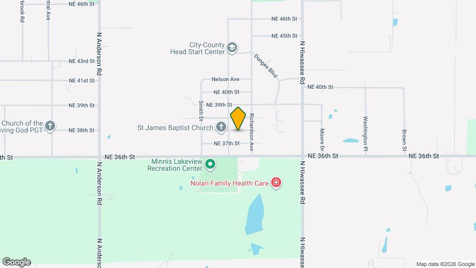 12704 Parker Heights Blvd Map and Location Details