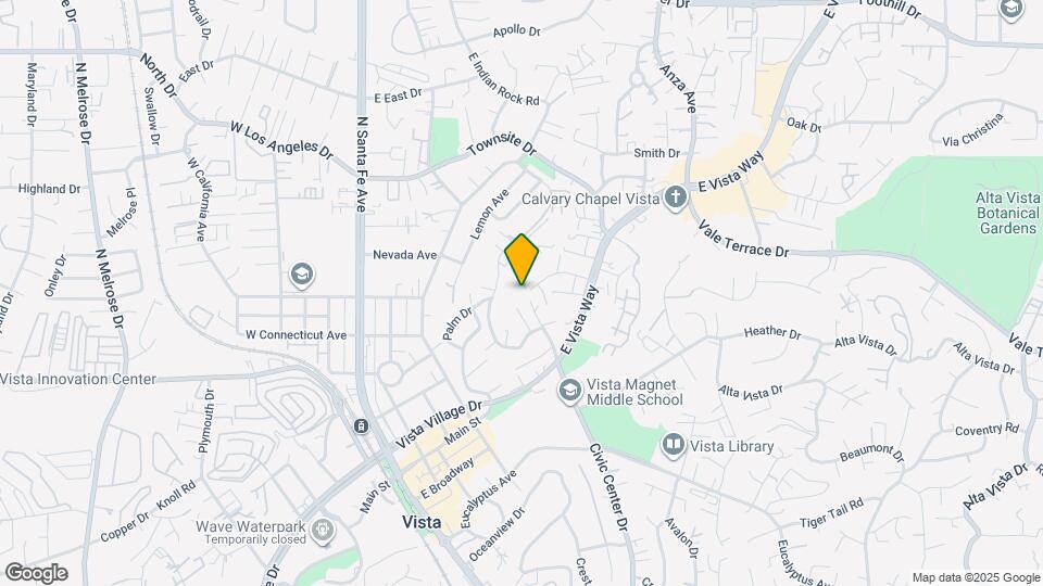 681 Hillside Terrace Map and Location Details