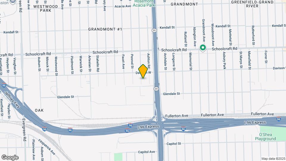 12900 Rosemont Ave Map and Location Details