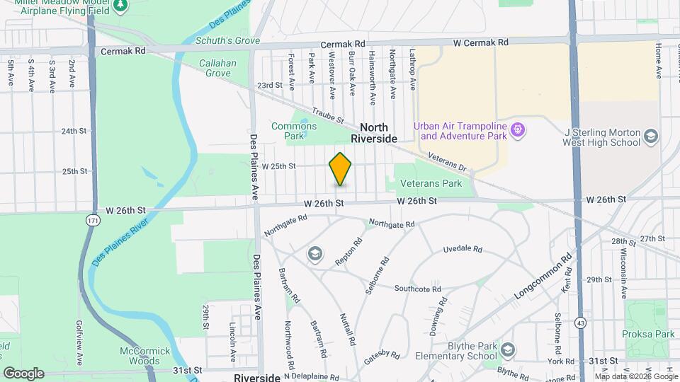2525 Westover Ave Map and Location Details