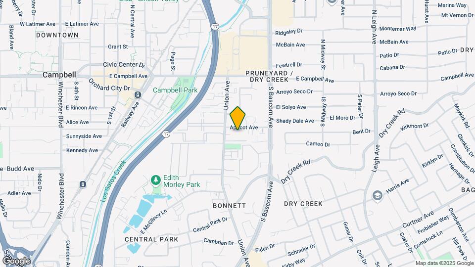 852 Apricot Ave Map and Location Details