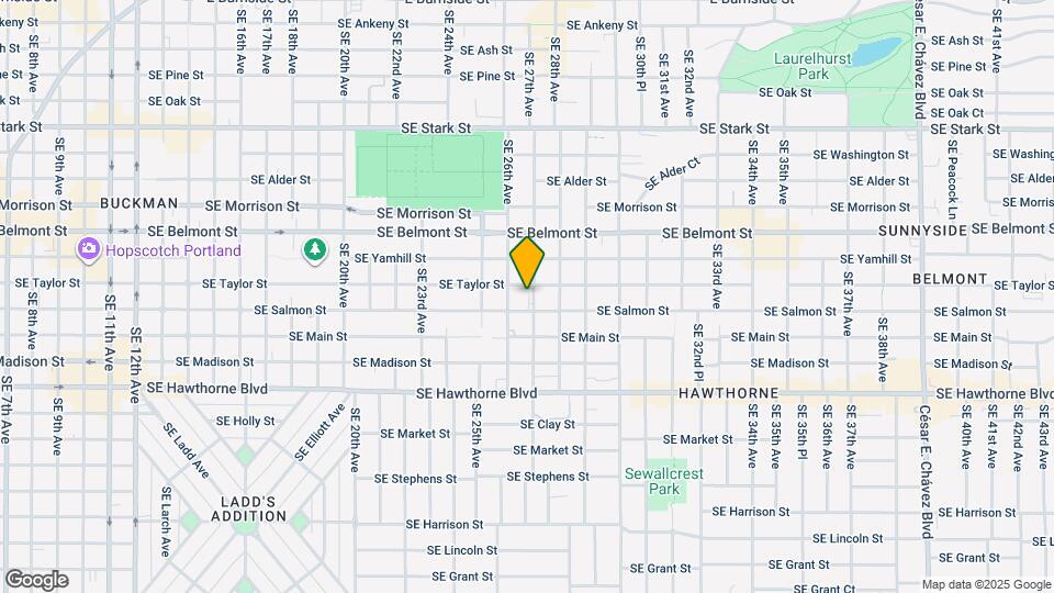 1119 SE 27th Ave Map and Location Details