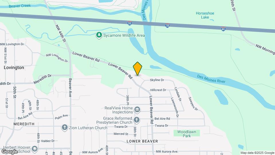 3714 Skyline Dr Map and Location Details