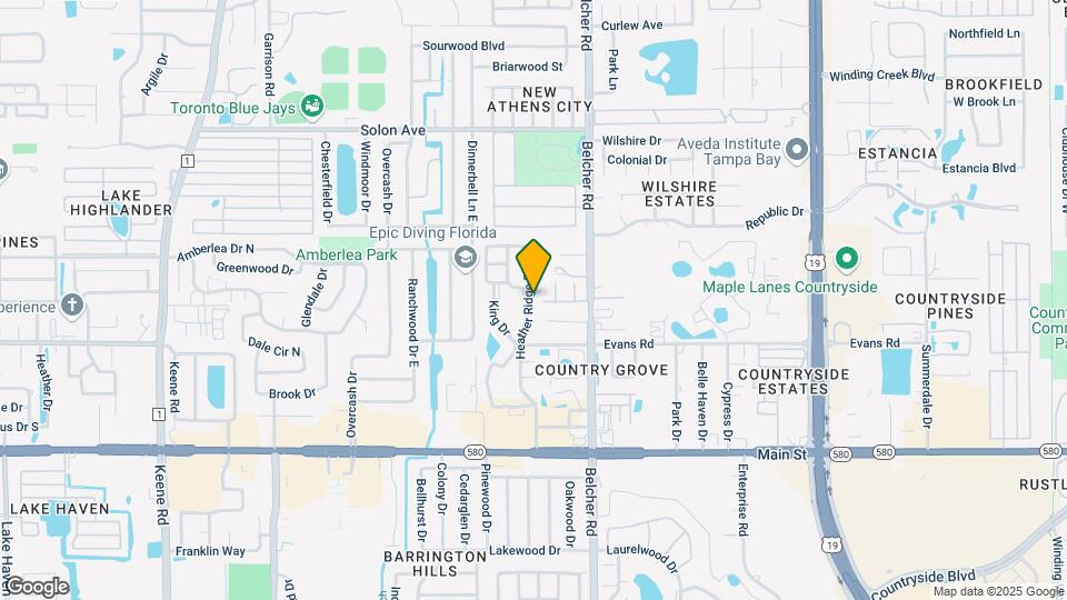 1481 Heather Ridge Blvd Map and Location Details