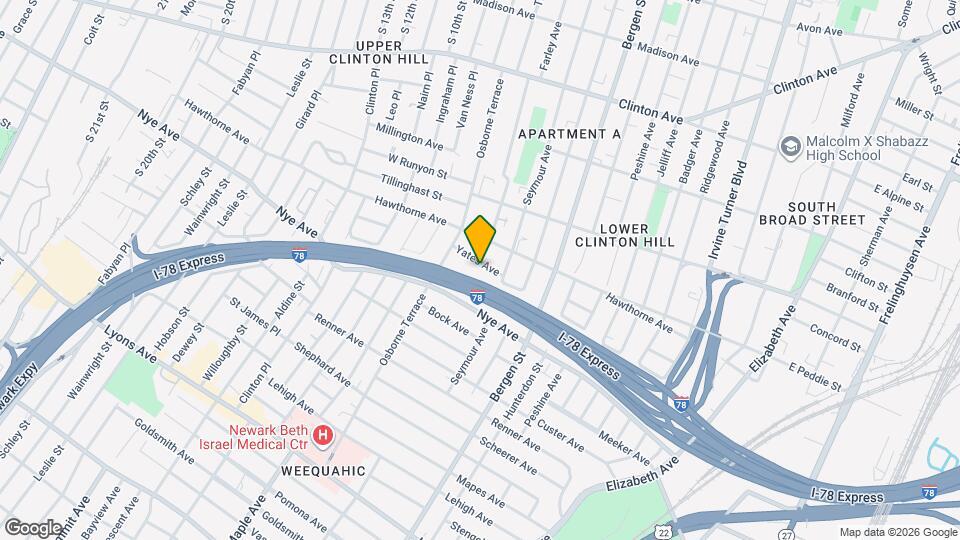 20 Yates Ave Map and Location Details