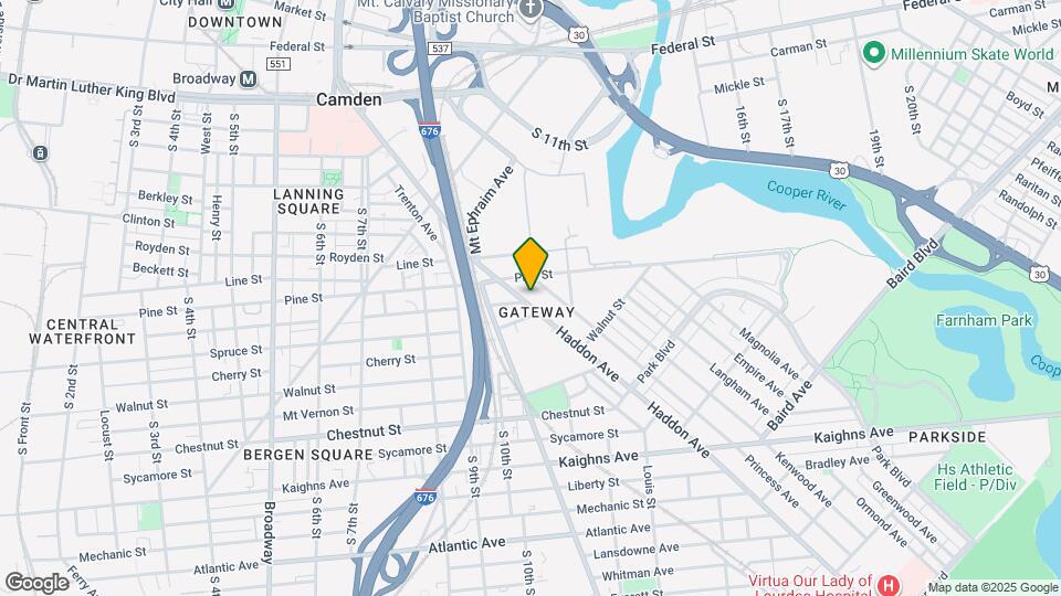 840 Haddon Ave Map and Location Details