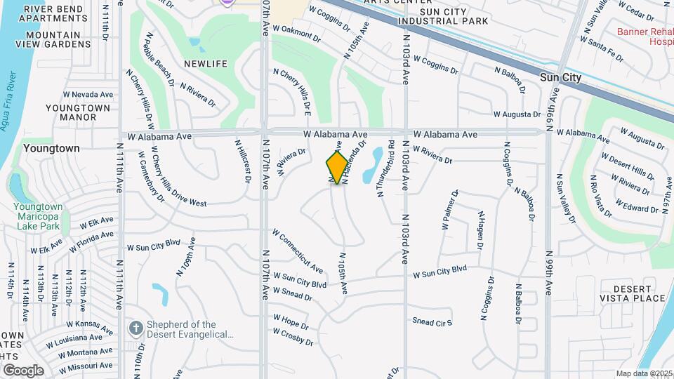 12228 N Hacienda Dr Map and Location Details