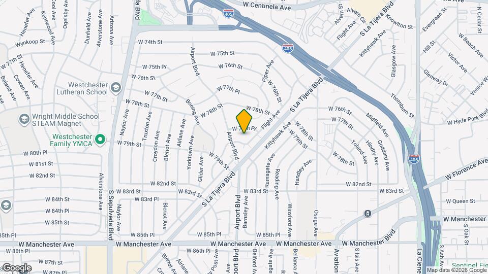 7851 1/4 Flight Avenue, Apartment, Unit Apartment Map and Location Details