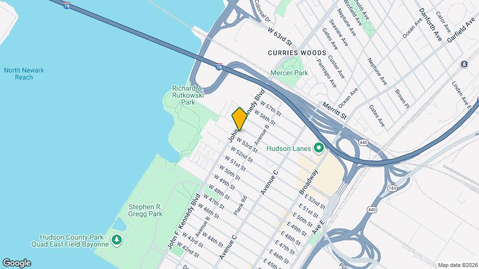 1198 John F. Kennedy Blvd Map and Location Details