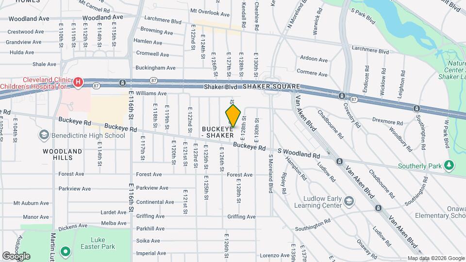 2841 E 127th St Mapa y Detalles de la Ubicación