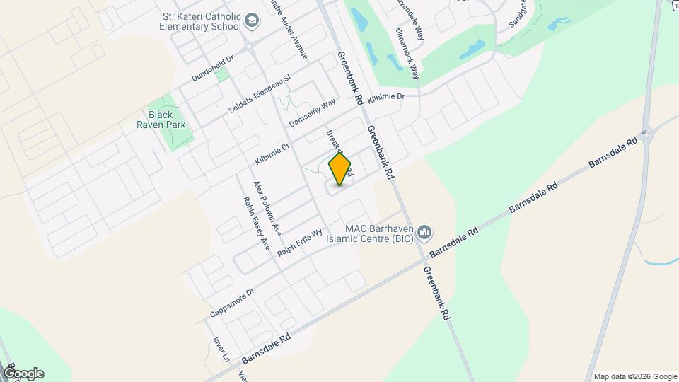 923 Guinness Cres Map and Location Details