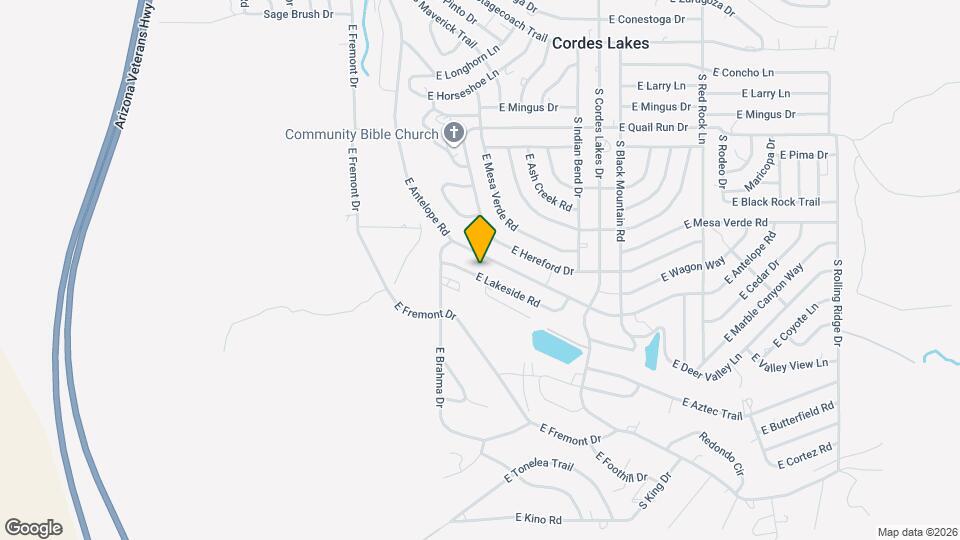 20074 E Lakeside Rd Map and Location Details