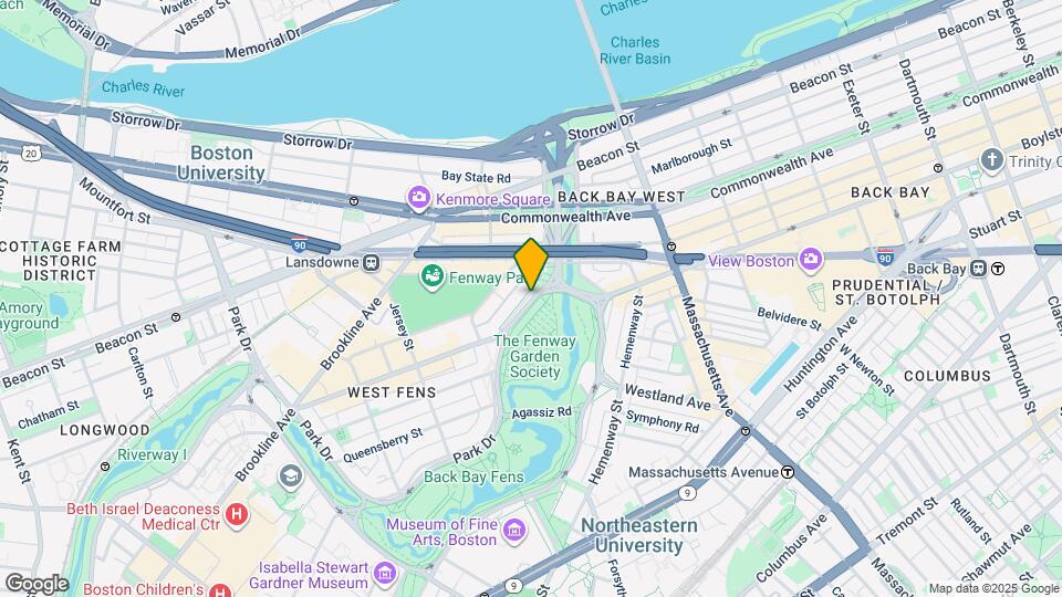 1165 Boylston St Map and Location Details