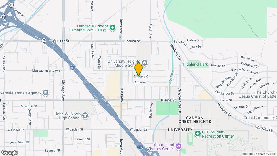1166 Minerva Ct Map and Location Details
