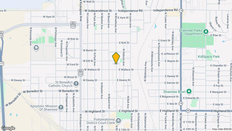816 N Broadway Ave Mapa y Detalles de la Ubicación
