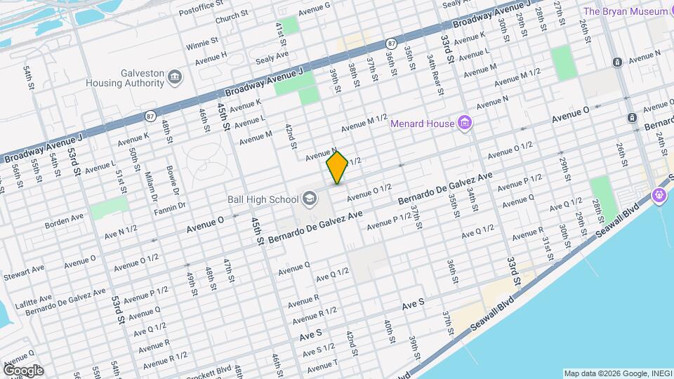 4015 Avenue O Mapa y Detalles de la Ubicación