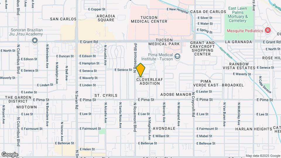 5121 E Citrus St Map and Location Details