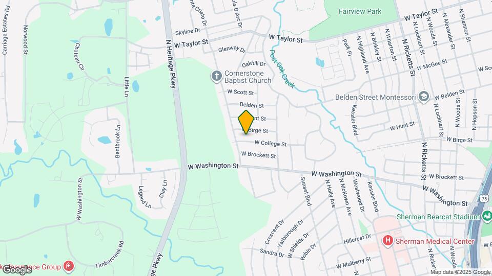 1811 W College St Map and Location Details