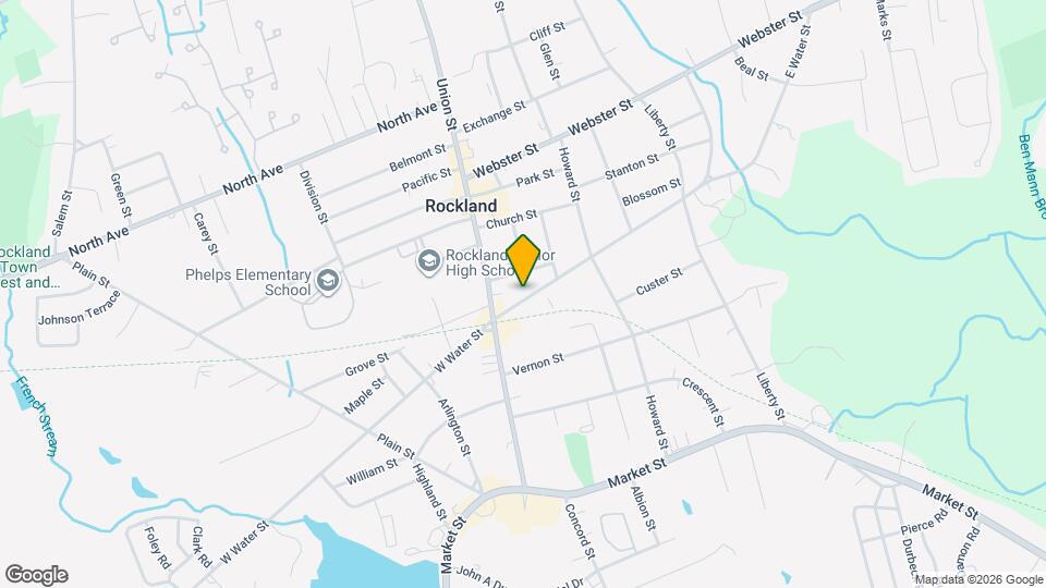 40 E Water St Map and Location Details