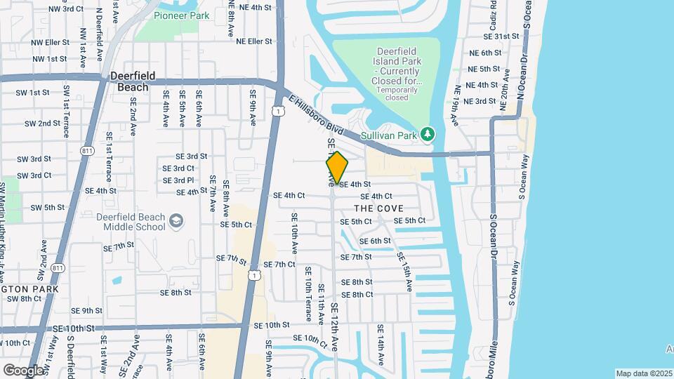 420 SE 12th Ave Map and Location Details