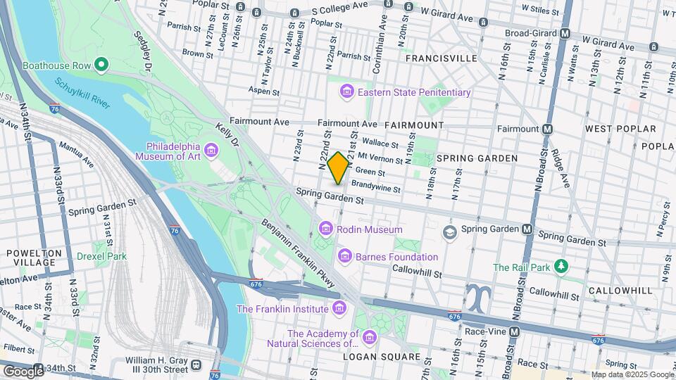 2107 Spring Garden St Map and Location Details