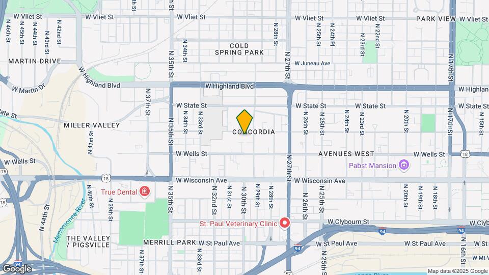 2925 W Kilbourn Ave Mapa y Detalles de la Ubicación