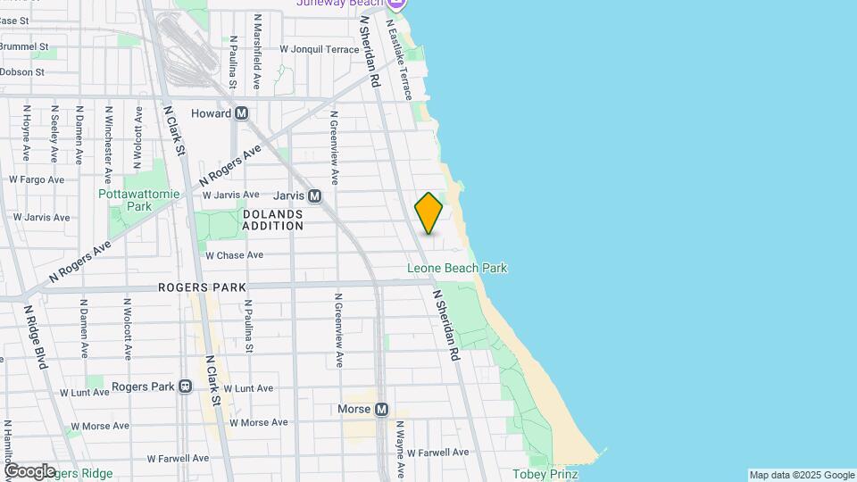 7301 N Sheridan Rd Map and Location Details