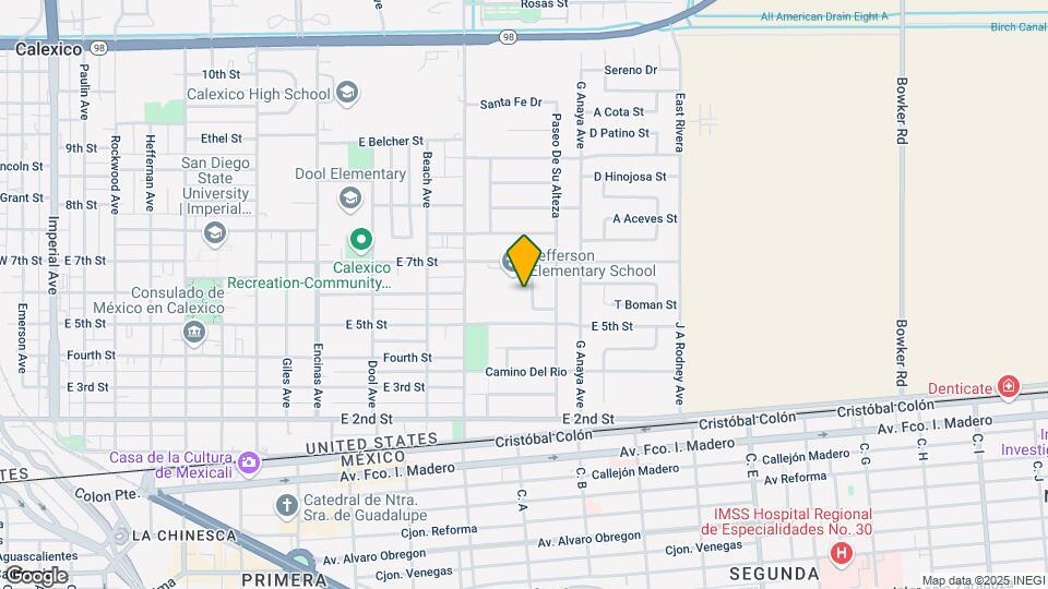 623 Paseo Del Emperador Map and Location Details