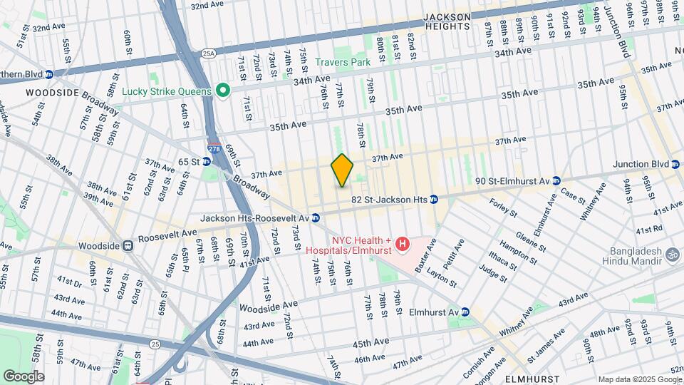 3743 76th St Mapa y Detalles de la Ubicación