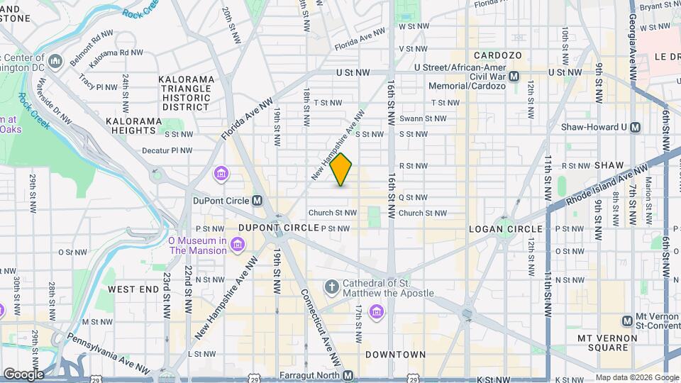 1725 Q St NW Map and Location Details