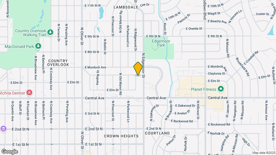 656 N Ridgewood Dr Map and Location Details