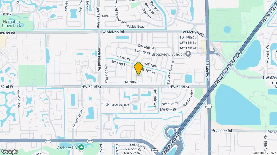 1956 SW 67th Terrace Map and Location Details