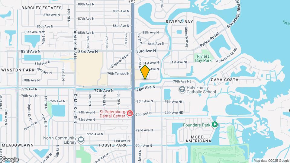 280 79th Ave N Map and Location Details