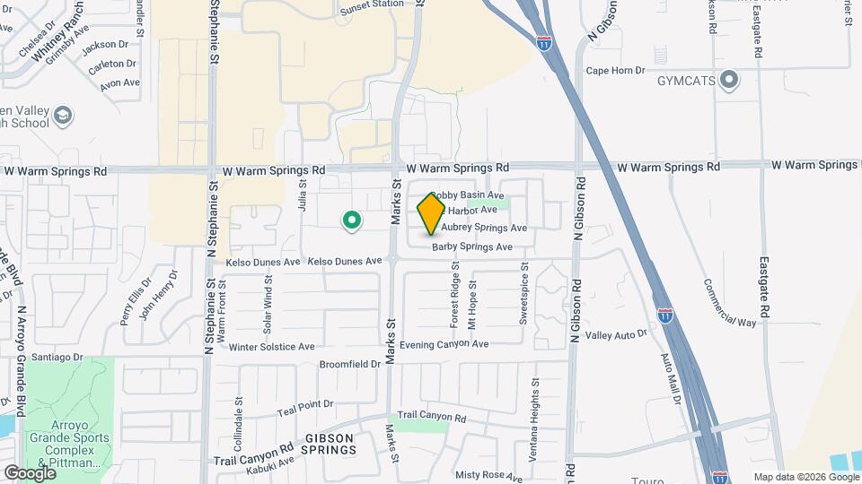 1144 Barby Springs Ave Map and Location Details