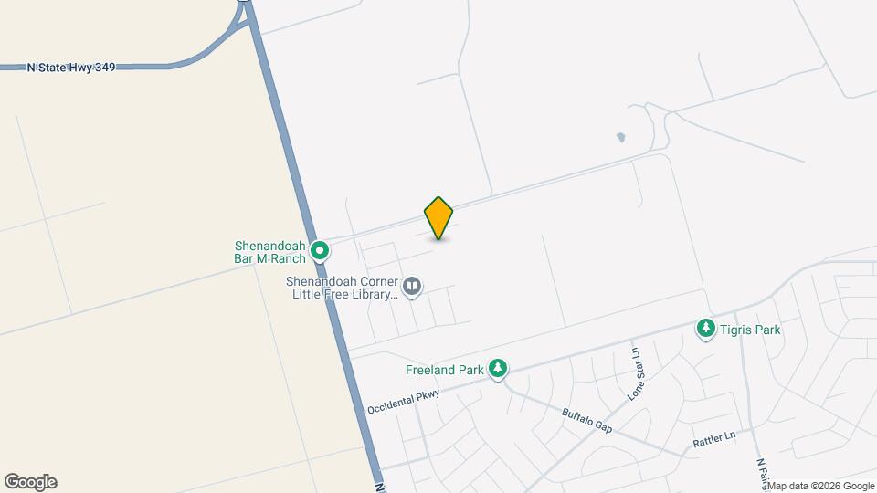 1345 Hogback Wy Map and Location Details