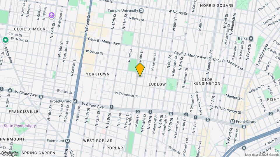 1422 N 8th St Map and Location Details