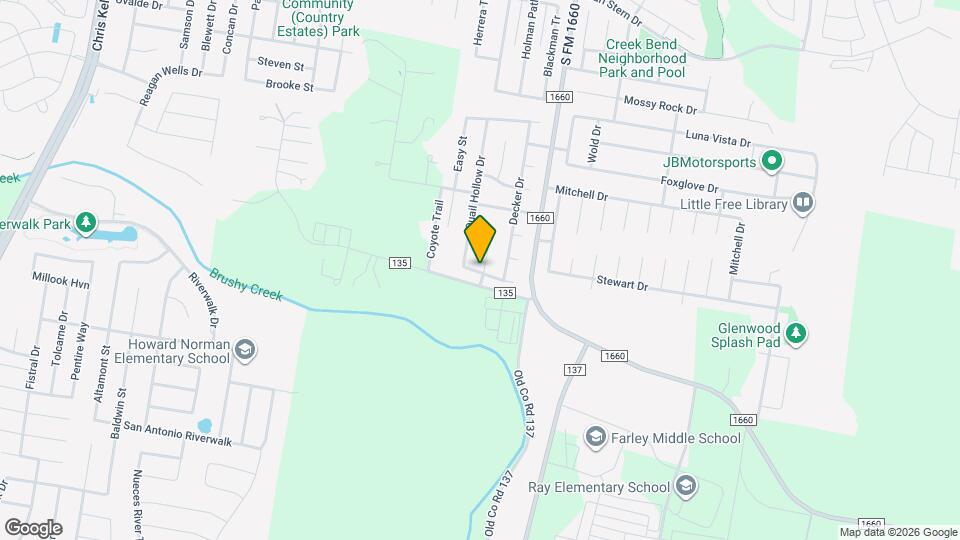 310 Garcitas Creek Ln Map and Location Details