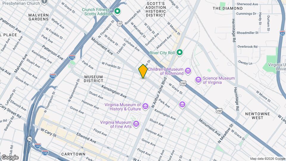 3005 Monument Ave Map and Location Details