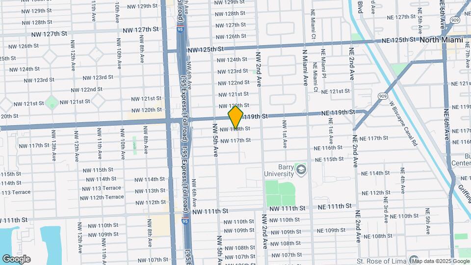 11730 NW 3rd Ave Map and Location Details