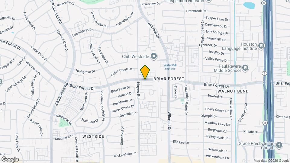 11231 Briar Forest Dr Map and Location Details