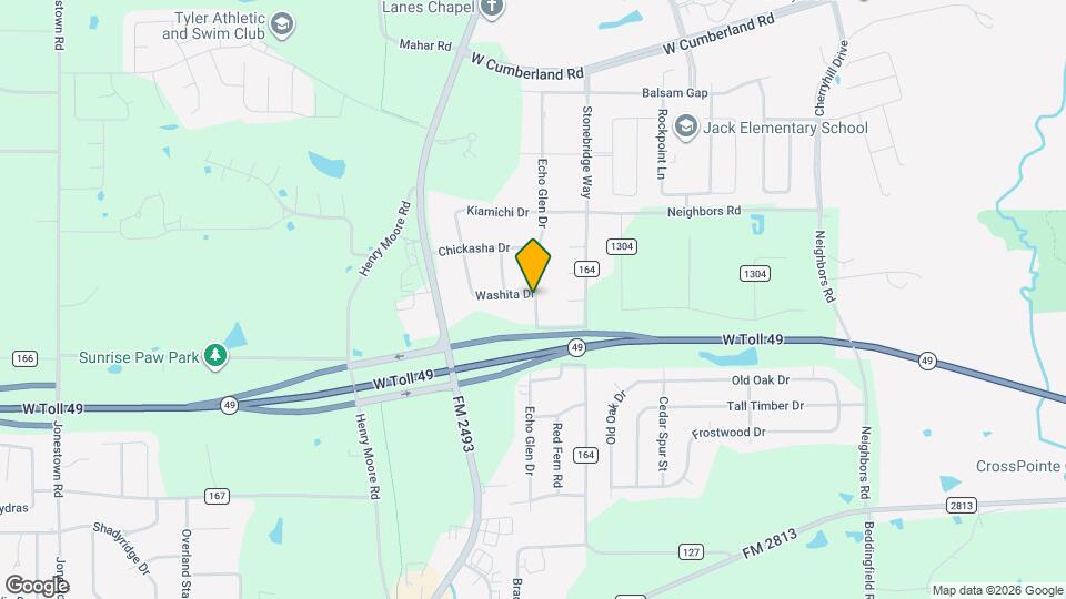 16104 Echo Glen Dr, Unit 16104 Mapa y Detalles de la Ubicación