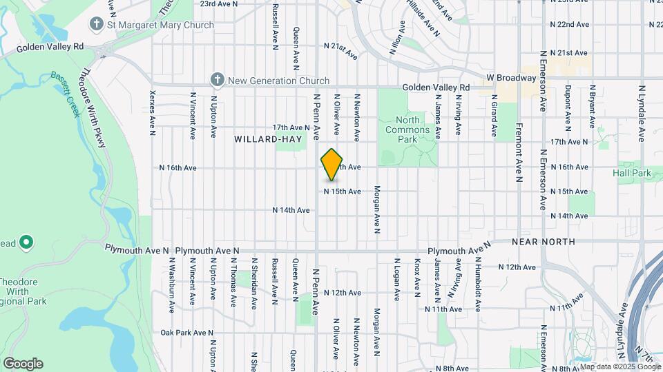 1507 N Oliver Ave Map and Location Details