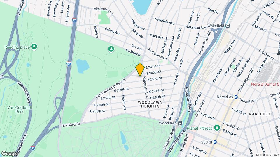 273 E 239th St Map and Location Details